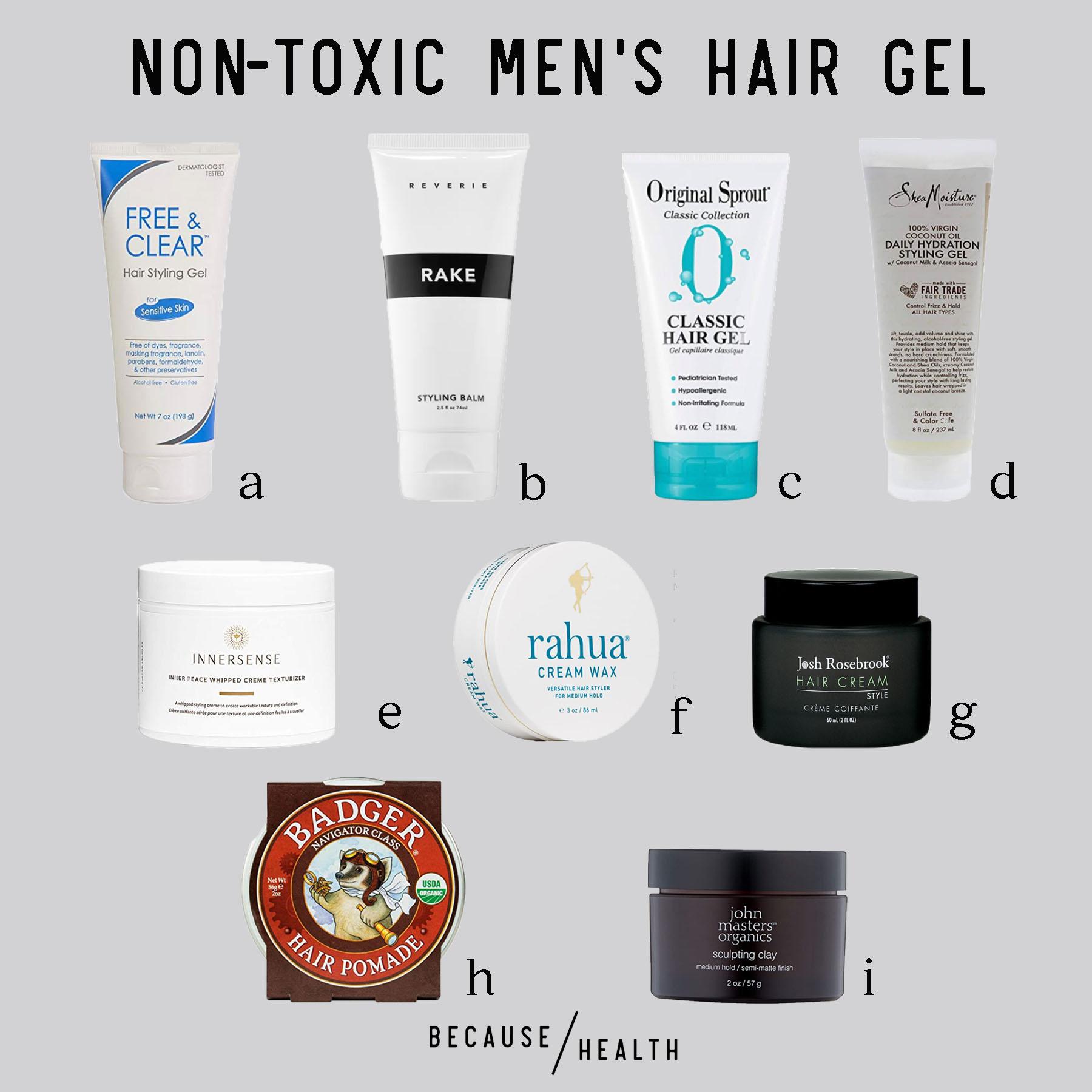 Healthy hair gel for on sale men