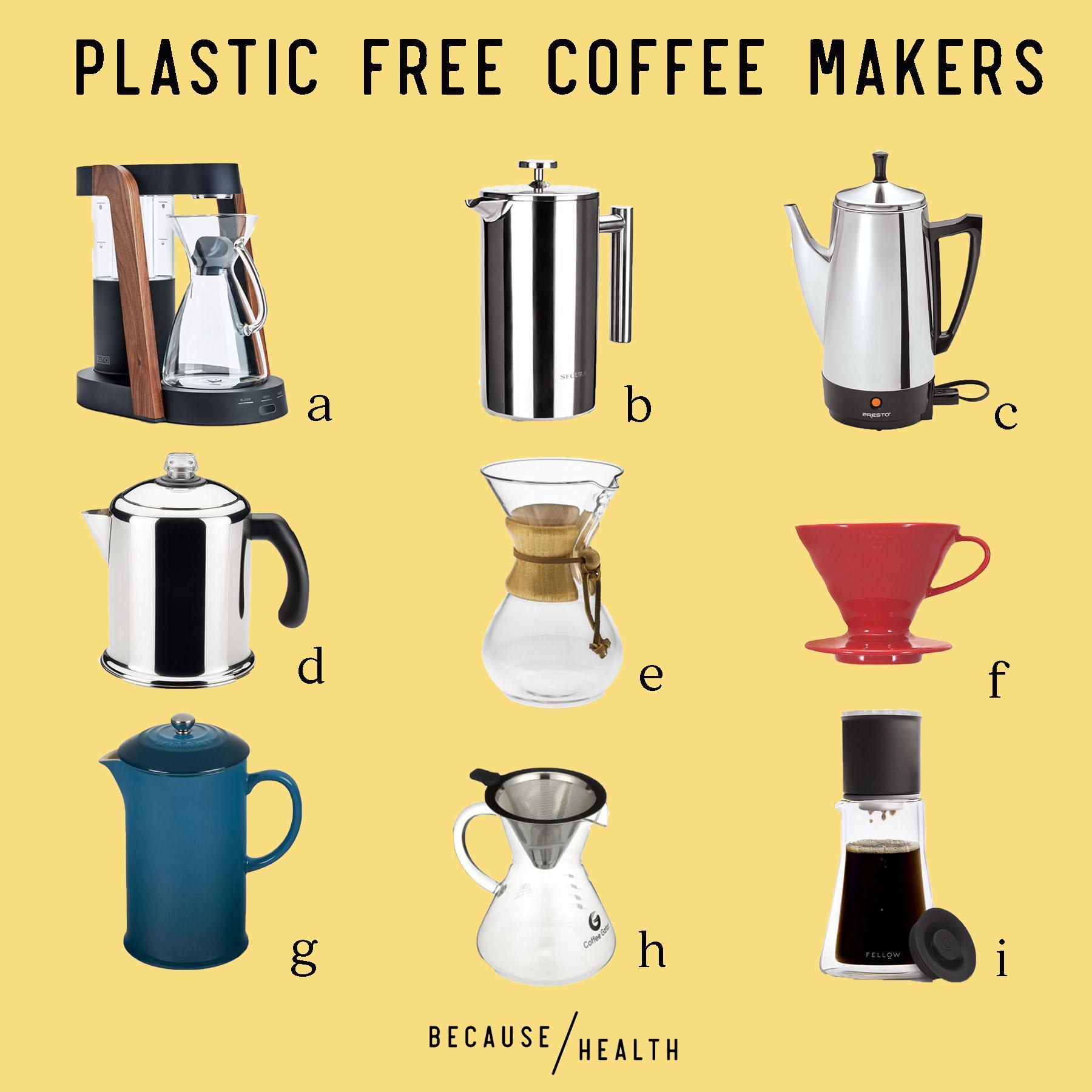 Plastic Free Coffee Makers - Center for Environmental Health