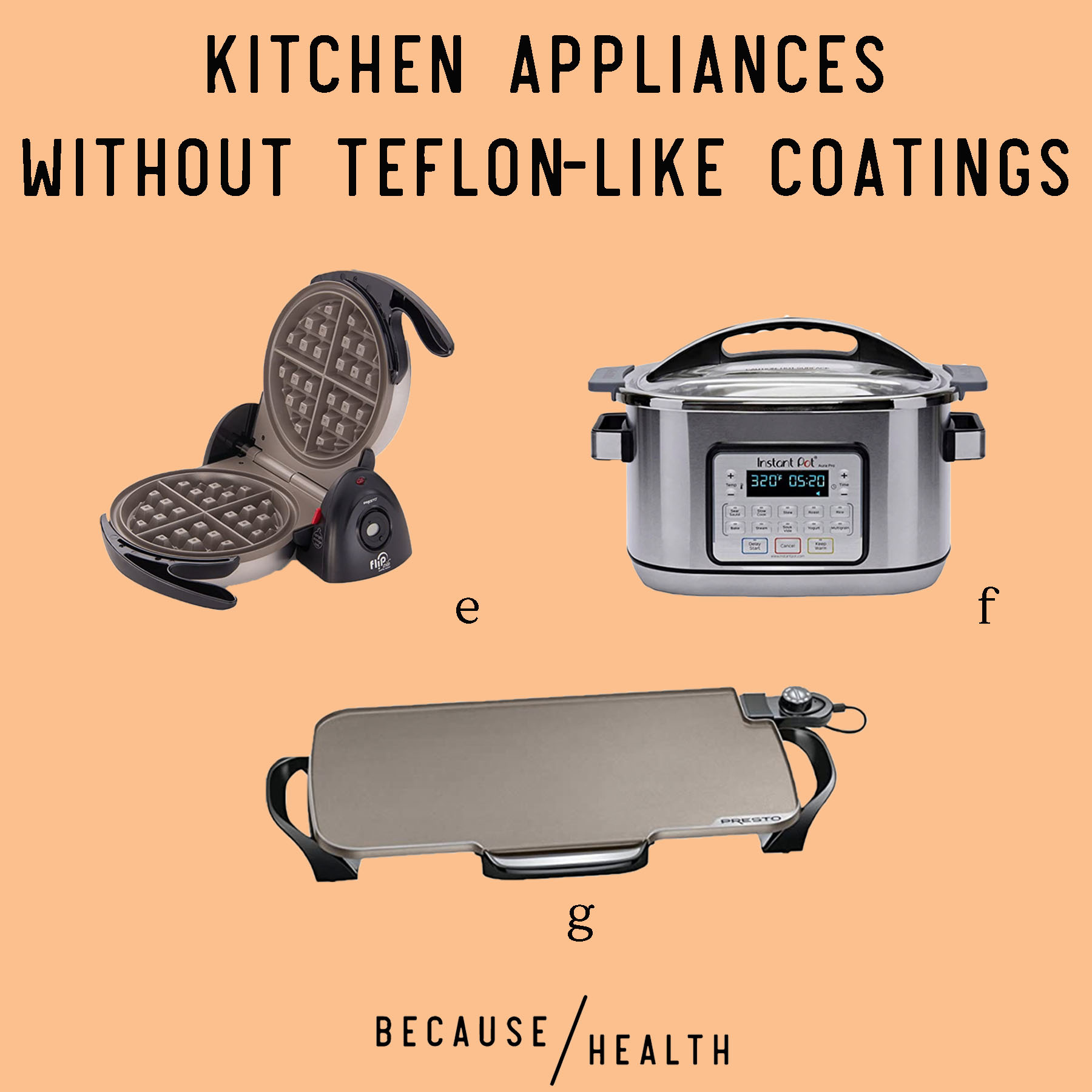 Avoiding Non Stick Coatings in Small Appliances