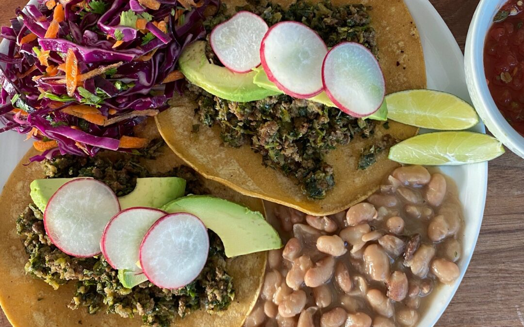 Ground Beef Tacos Loaded with Veggies that are Kid-Friendly and Planet-Friendly
