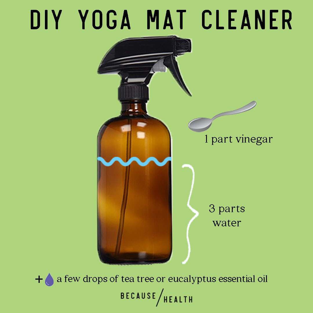 Yoga mat hot sale spray