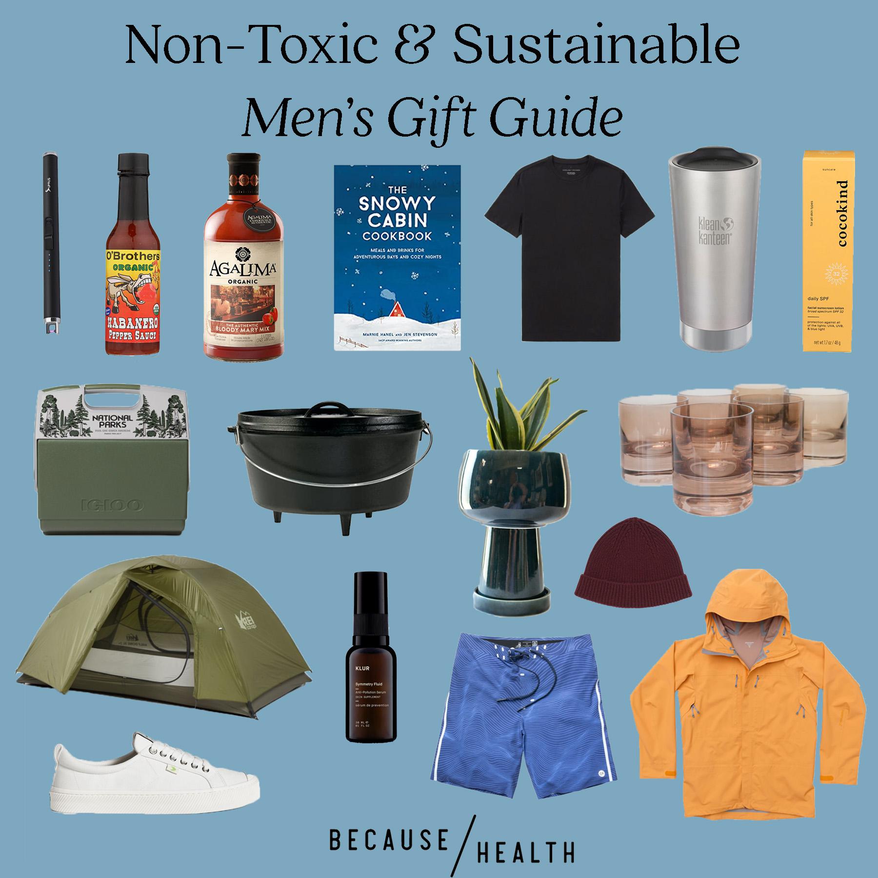 non-toxic sustainable eco friendly men's gift guide 2021