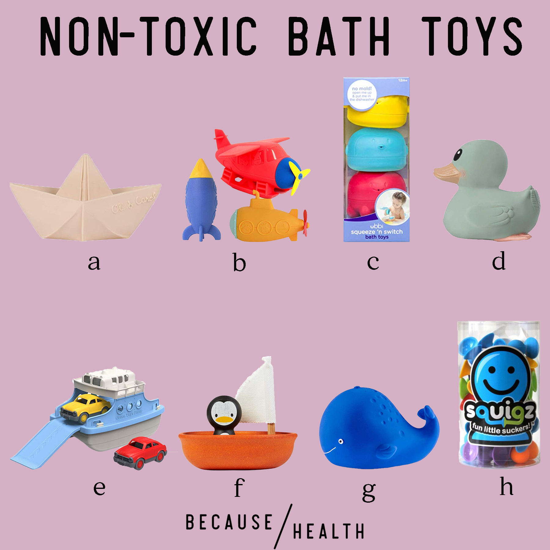 8 Non-Toxic Bath Toys