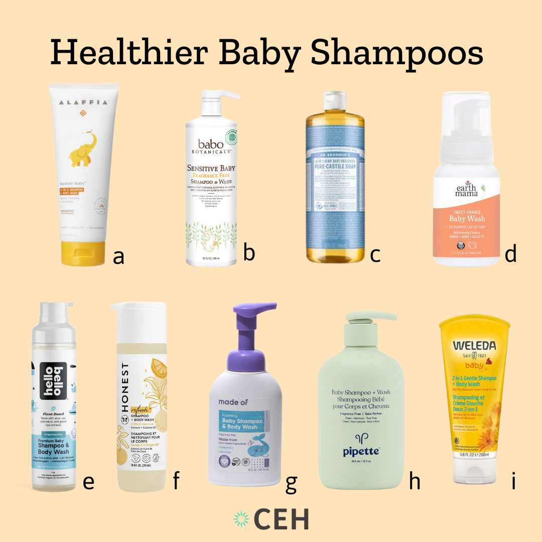 non-toxic healthier baby shampoo and wash