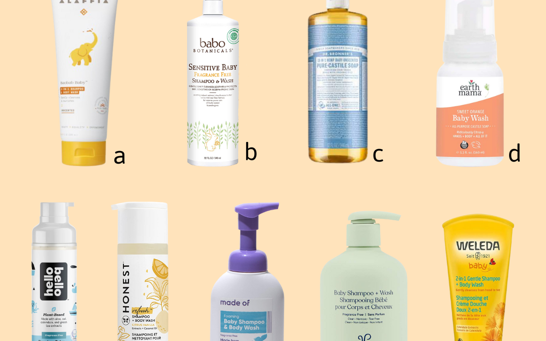 Healthier Baby Shampoos and Body Washes