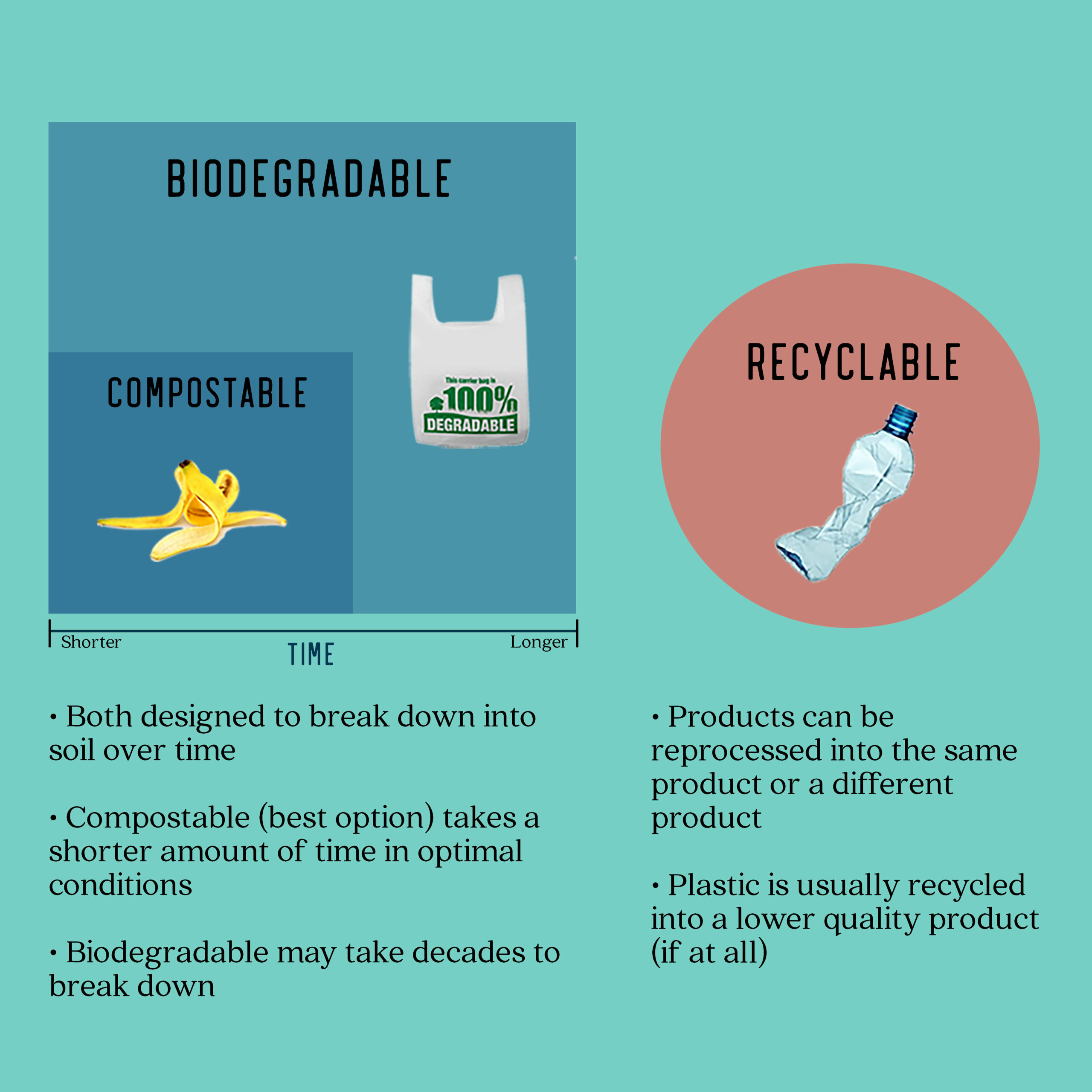 Biodegradable vs Compostable vs Recyclable Center for Environmental Health