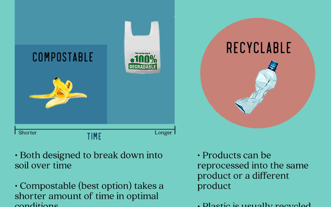 Biodegradable vs Compostable vs Recyclable