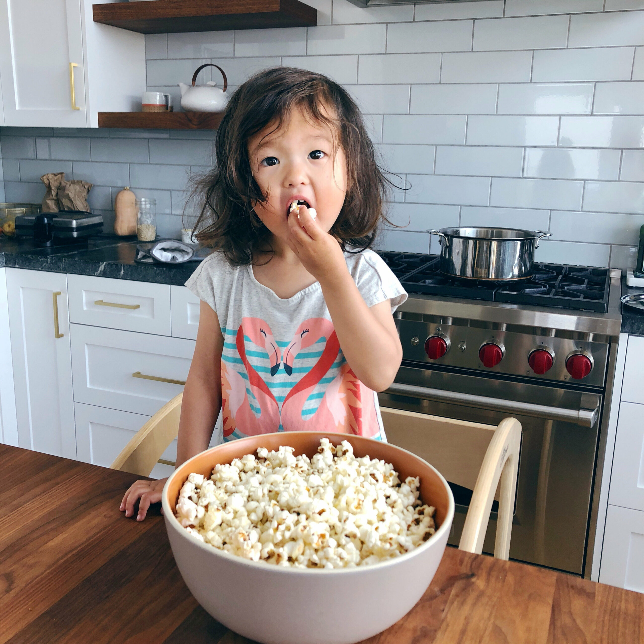 How to Make Perfect Stovetop Popcorn - Cozy Peach Kitchen