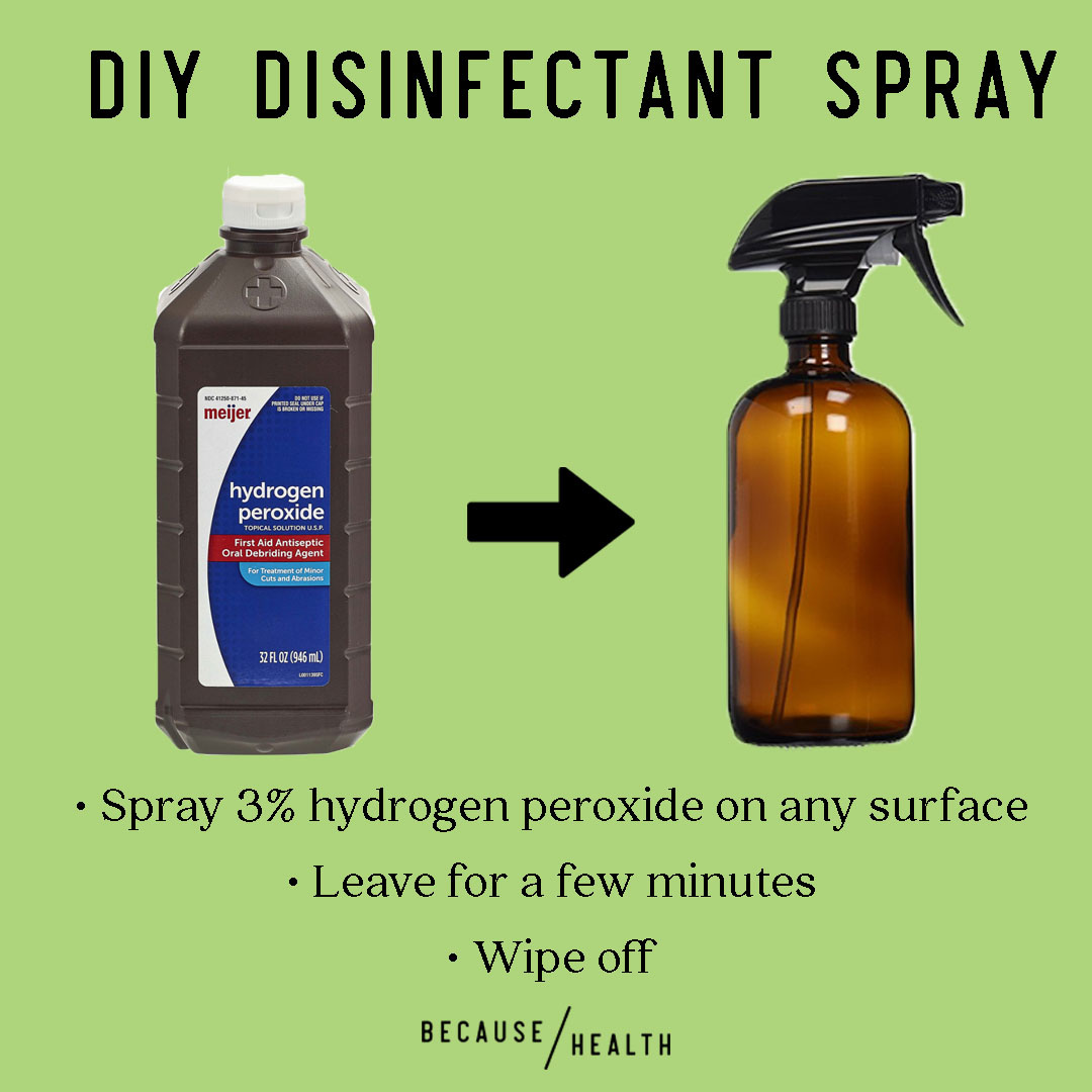 DIY disinfecting spray