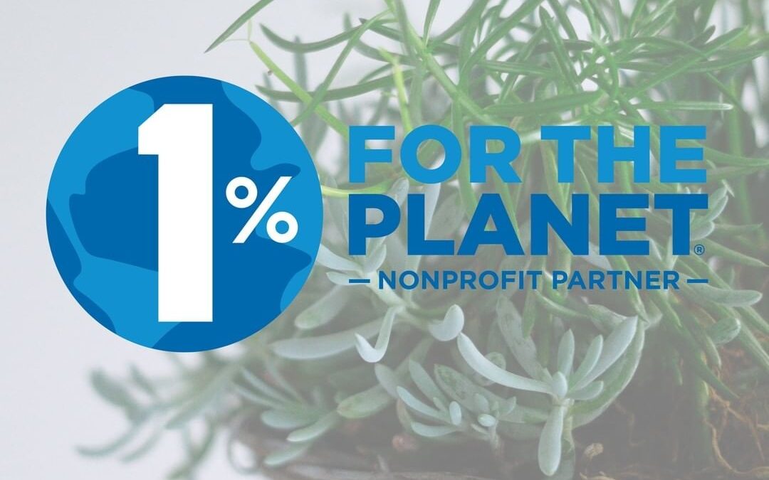 We are proud to announce that we are officially a 1% for the Planet nonprofit partner.