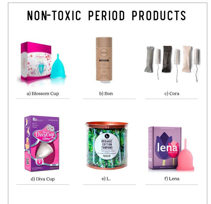 Not to make your period any worse, but some standard tampons and pads are made with chemicals, like bleach and fragrance that can be absorbed by your body.
